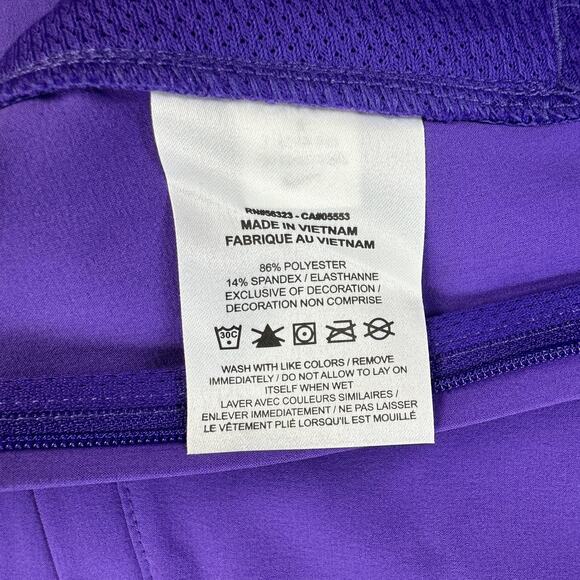 Nike Pullover Mens Small Purple 1/4 Zip Hooded Football Coaches Jacket FJ9548 - Picture 7 of 12